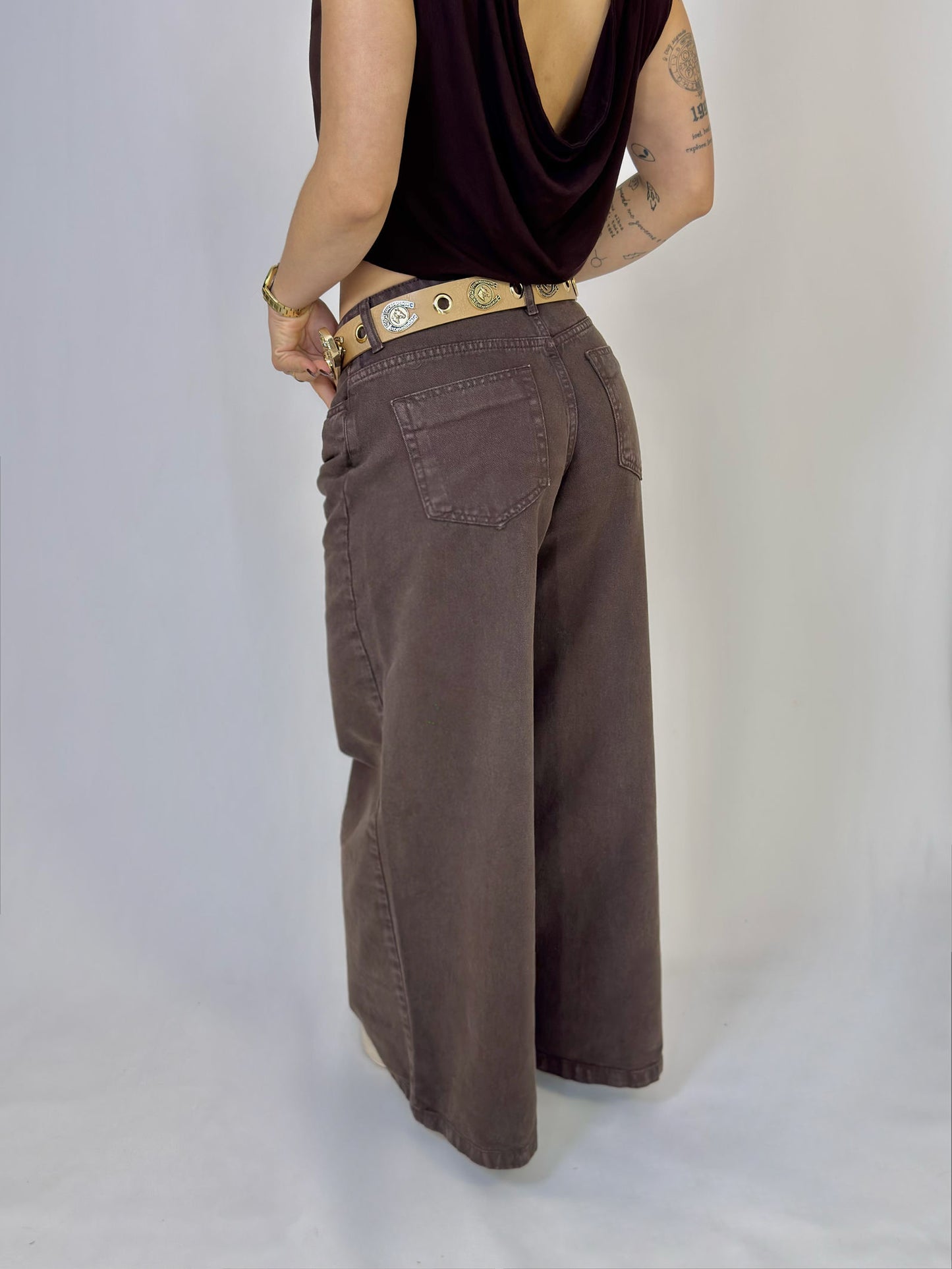 Calça Pantalona Palazzo