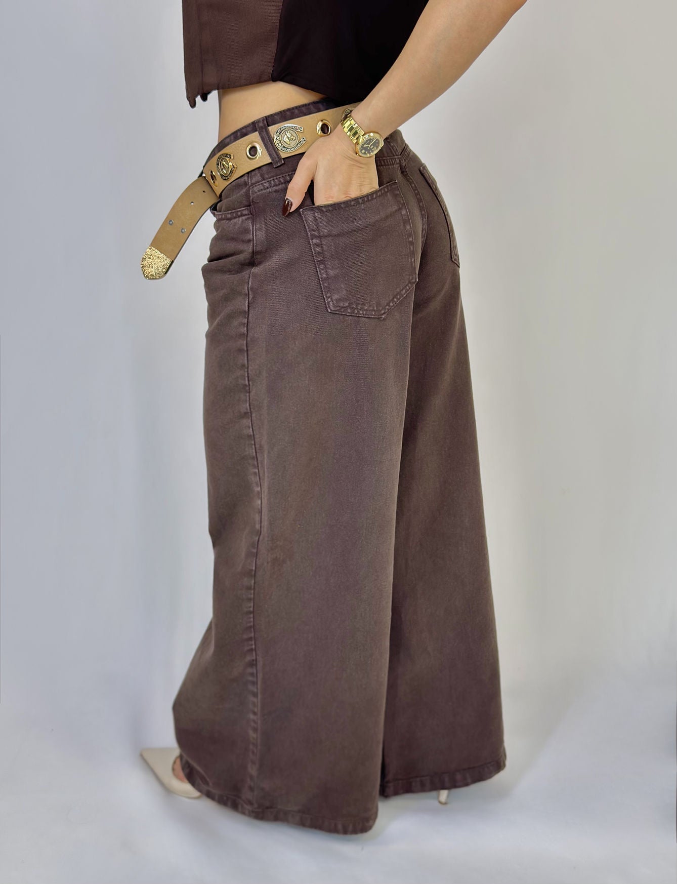Calça Pantalona Palazzo